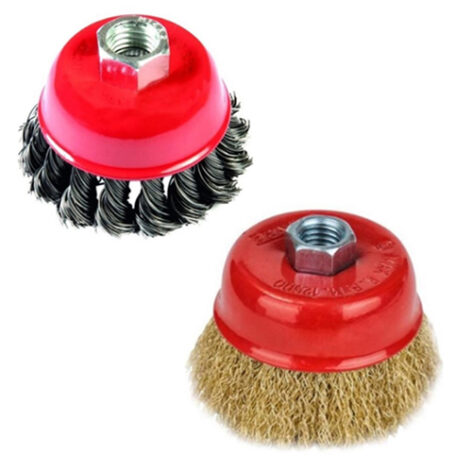 120 MM Burgulu Çanak Tel Fırça